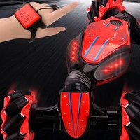 2 4g rc off road stunt twist car with light music gesture sensing model induction drift remote control crawler vehicle kids toys
