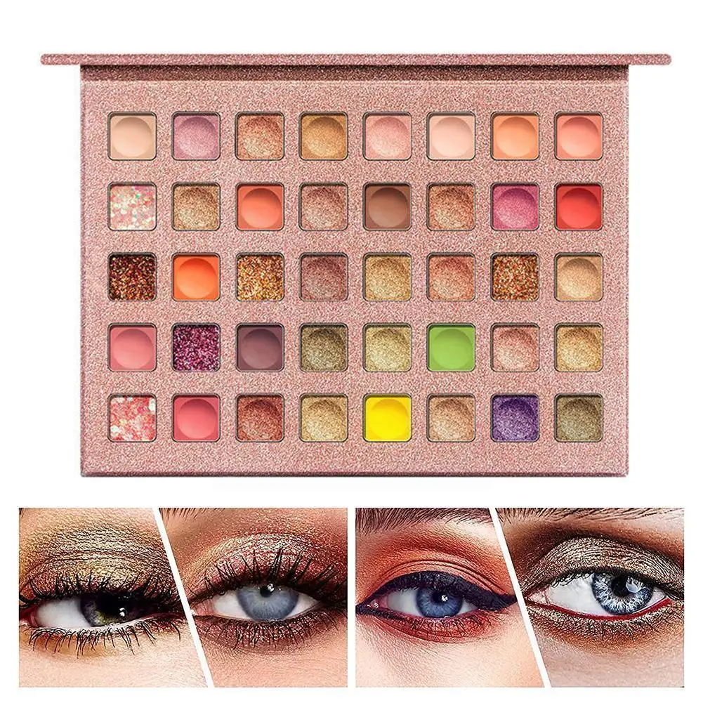 

Fashion 40Colors Painting Eyeshadow Palette Glitter Glitter Matte Makeup Cosmetic Powder Eyeshadow Palette Shimmer Eye Shad R4G8