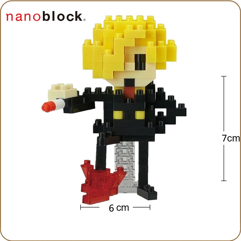 Новые Строительные блоки Kawada NBCC-047 Nanoblock Sanji 140 шт. алмазные креативные мини-блоки