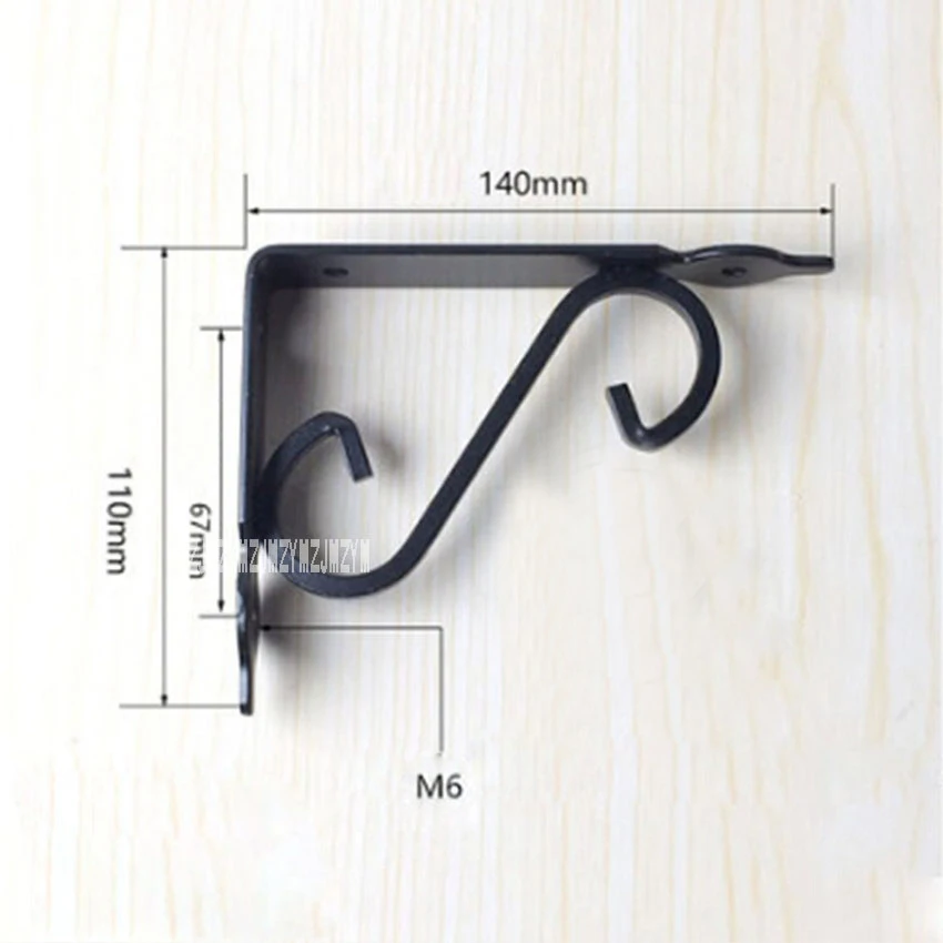 Лидер продаж 2 шт./лот железный Треугольный Кронштейн в европейском стиле