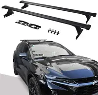 2Pcs Roof Rack Cross Bars Crossbar Baggage Luggage Rack Aluminum Fit for Chevrolet Chevy Blazer 2019 2020 2021 - Black