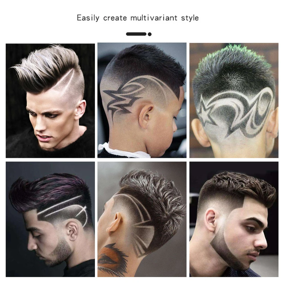 

Hair Trimmer Clipper Men's Professional Cordless Baldheaded Cutter Beard Shaving Precision Finishing Hair Cutting Machine #D