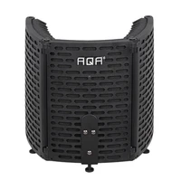 microphone screen sound proof plate foldable studio microphone isolation shield recording sound absorber panel