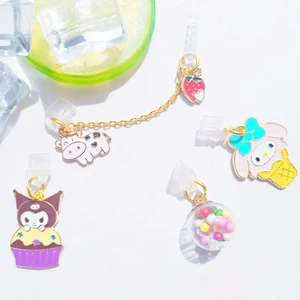 mobile phone dust plug earphone hole is suitable for apple android vivo huawei oppo millet type c mito data plug free global shipping