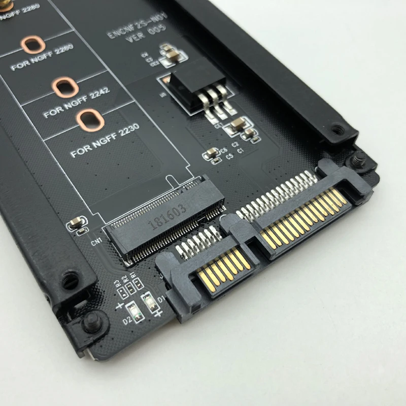 Металлический Чехол B + M Key M.2 NGFF SSD на 2 5 SATA 6 | Компьютеры и офис