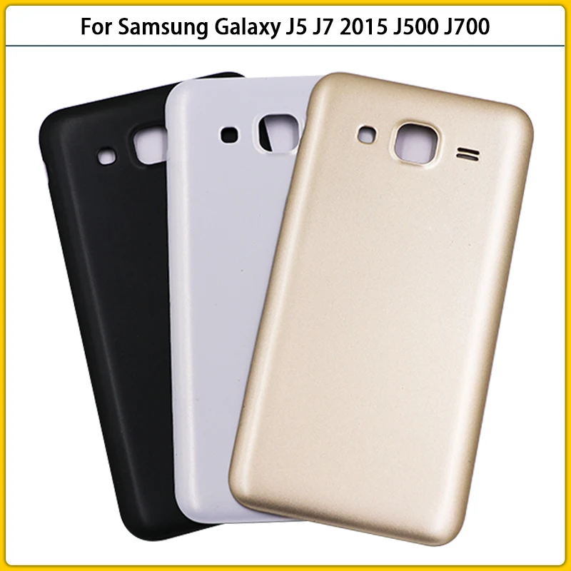 10 шт в упаковке новая J500 корпус чехол для Samsung Galaxy J5 J7 2015 J700 J500F J500H Пластиковая Крышка батарейного отсека