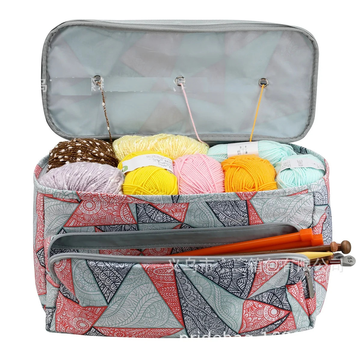

Knitting Bag Portable Yarn Tote Storage Bag Wool Crochet Hooks Knitting Needles Sewing Supplies Set DIY Household Organizer ZXH