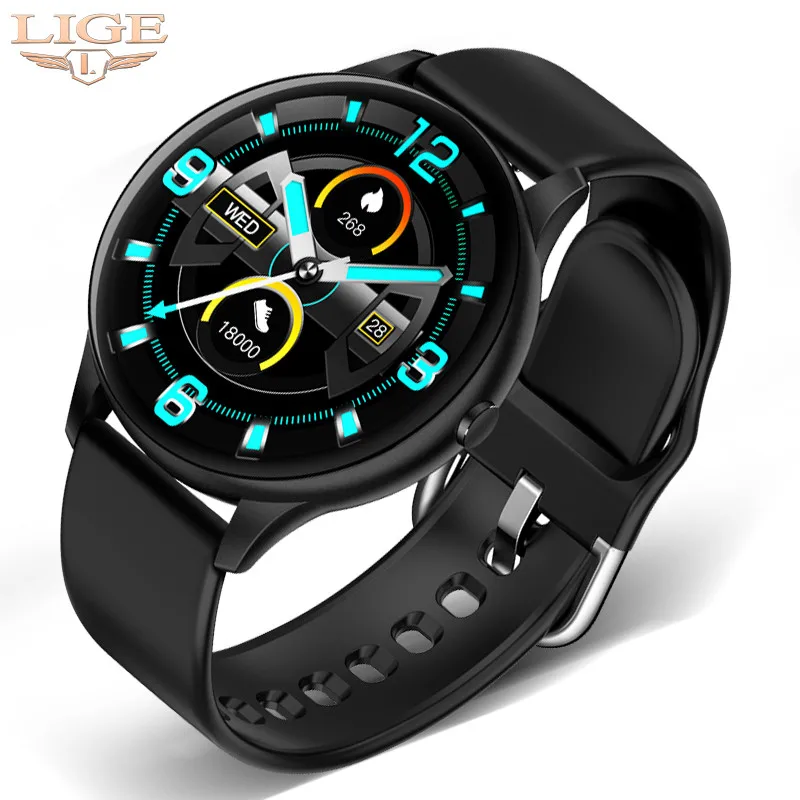 

LIGE Sports Smart Watch Men smartwatch Heart Rate Blood Pressure Monitor For Android ios Waterproof Fitness Smart Watch Women