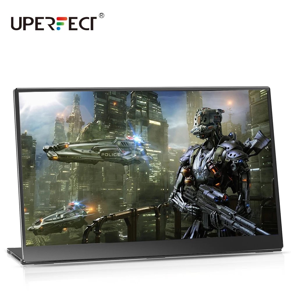 

UPERFECT 15.6inch 144Hz 1080P Portable Monitor Display For Xbox Ps4 Switch Gaming PC Computer Laptop Screen DP with Smart Stand