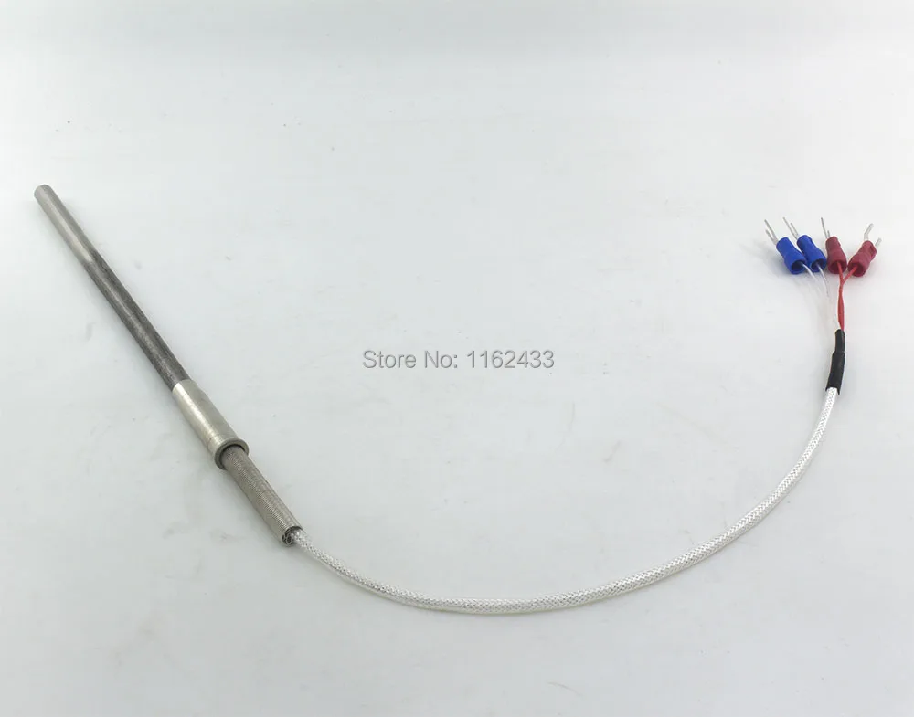 FTARP08 - Термометр сопротивления с ПТ100 типом 4 провода, кабель PTFE длиной 0,25 м и гибкой зондой из нержавеющей стали 316L длиной 120 мм.