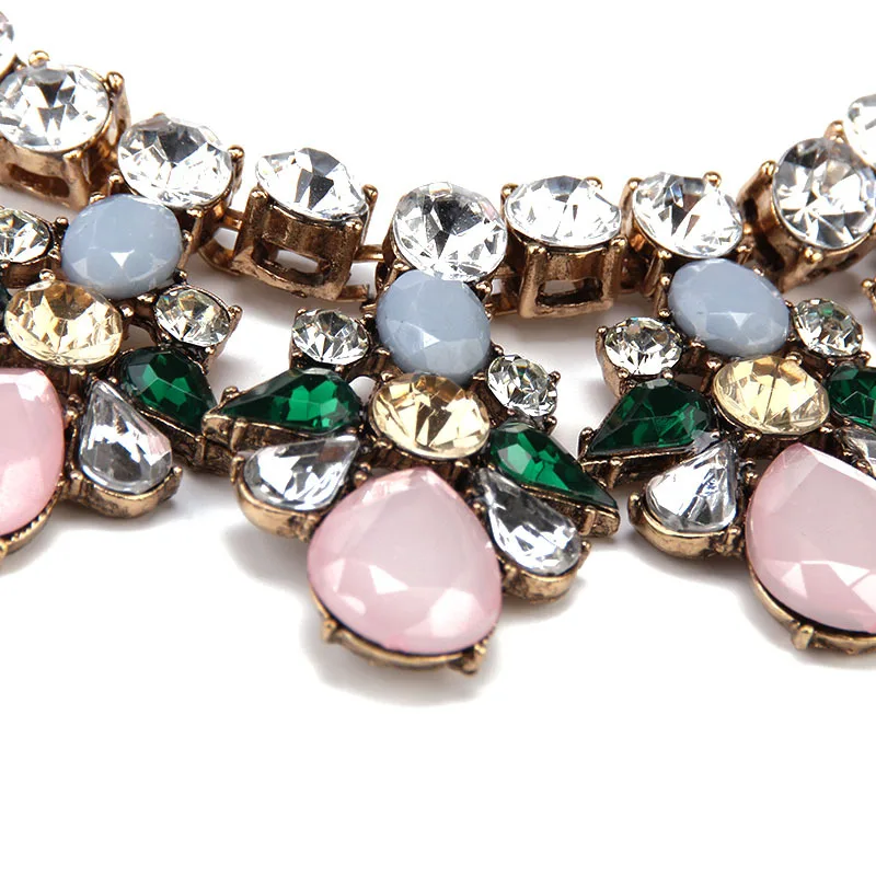 

Fashion new product personality trend colorful necklace