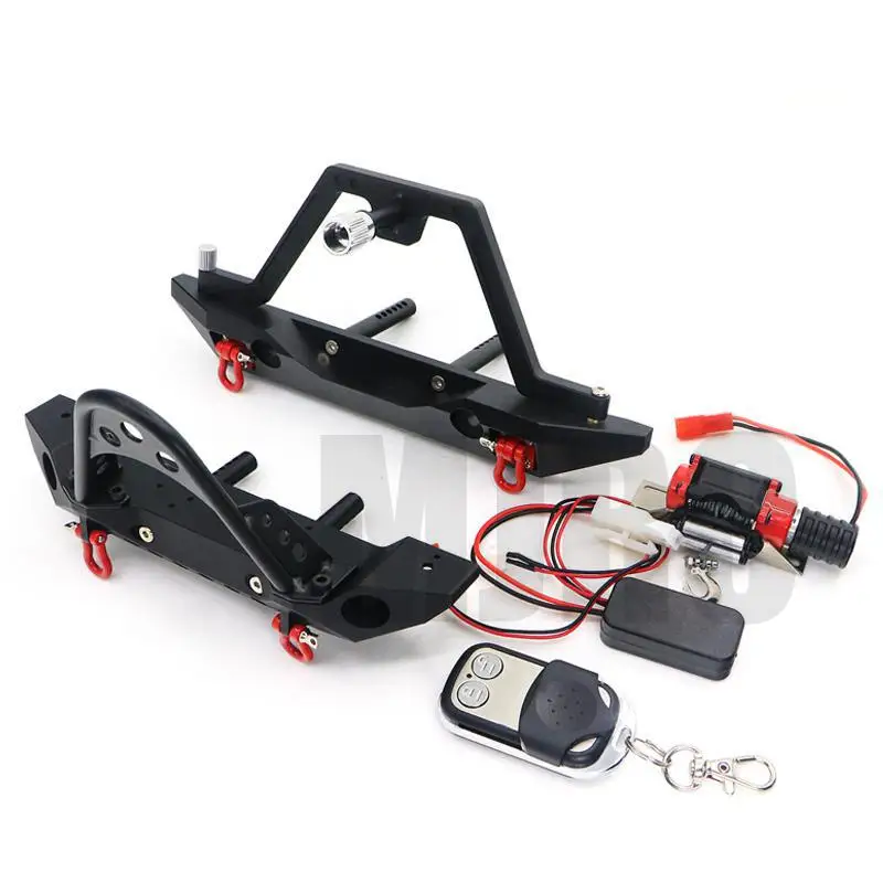 Traxxas TRX 4 металлический передний и задний бампер для 1:10 RC Crawler Car Axial SCX10 & II 90046 90047