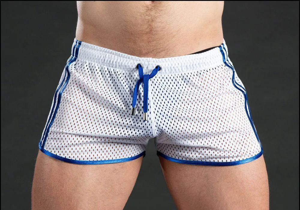 

New Gym Mens Sport Running Shorts Quick Dry grid Workout Short Pants GYM Wear Men Soccer Tennis Training Beach Swim Shorts