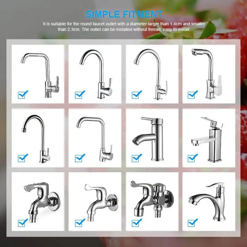 Drip Faucet Tip Filter Accessories Sink Aerator Splash-Proof 360 Degree Rotatable Nozzle Water Saver | Обустройство дома