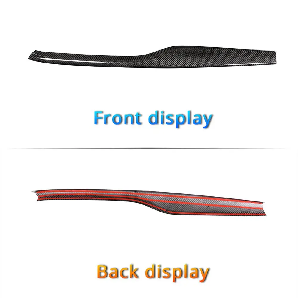 

1pcs Real Carbon Fiber Car Dashboard Decoration Panel Trim for Alfa Romeo Stelvio 2017-2020 LHD Vehicles Accessories