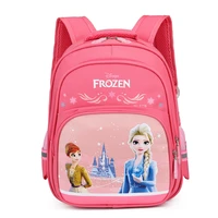 genuine disney new frozen backpack kindergarten student cartoons school bag kids girls kawaii princess reduce the burden bags