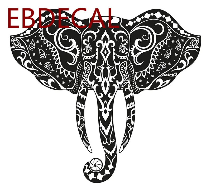 EBdecal слон для авто машина бампер окно переводные наклейки чемодана DIY Декор