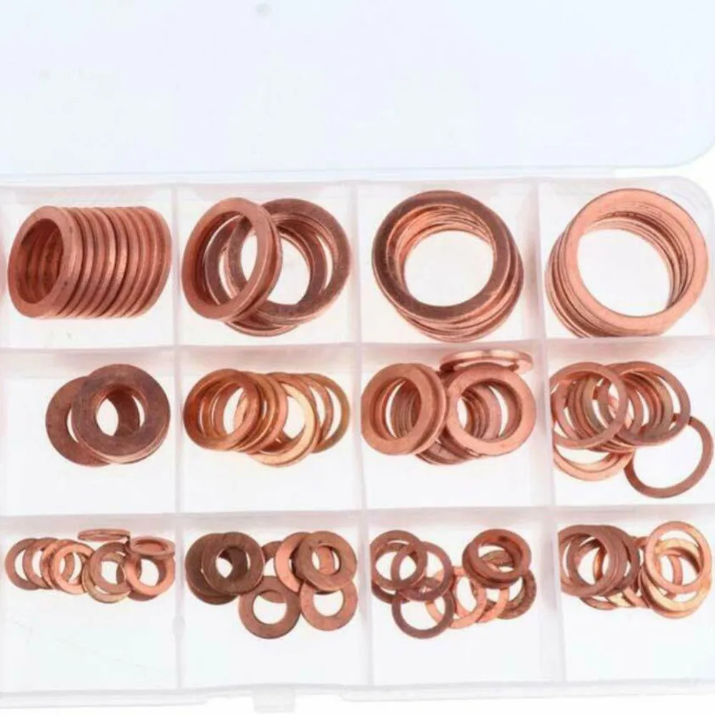 

Set Washer Gasket With Box 15 Sizes 150PCS Assortment Compression Flat Ring