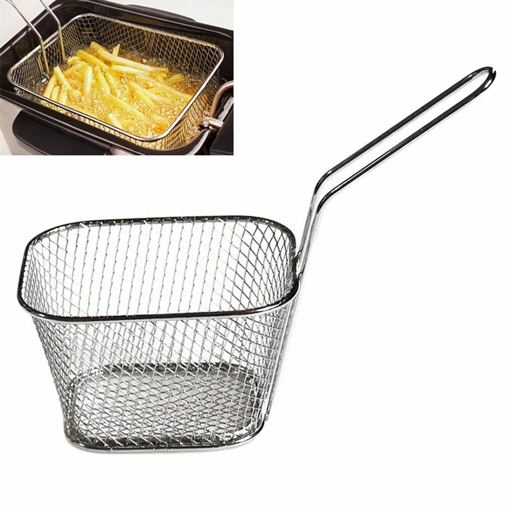 Корзина для картофеля фри квадратное ситечко глубокая жареная курица товары