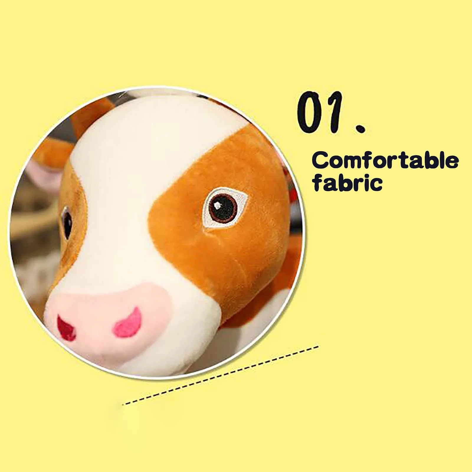 Милая коровья кукла талисман мультяшная корова плюшевая игрушка детский