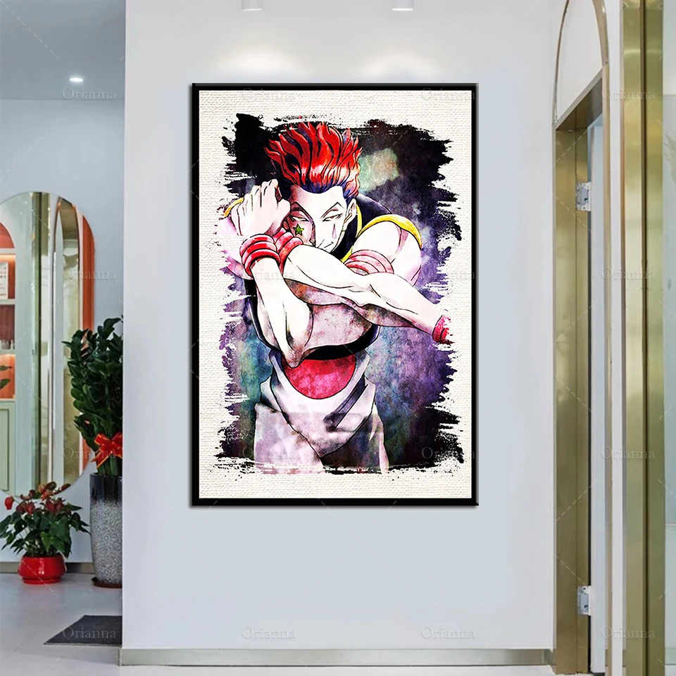 

1 Panel Anime Hunter x Hunter Hisoka Posters Print Canvas Paintings Decorative Wall Art Home Decor Bedroom Pictures Accessories