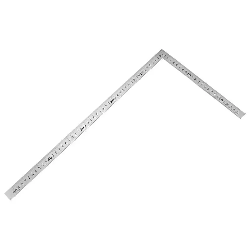 Горячая Распродажа линейка с прямым углом износостойкая металлическая шкала