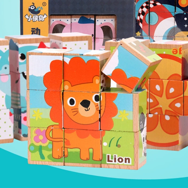

066B Exercise Logical Thinking Skil Early Education Cartoon Beech Puzzle Supplies for Children over 36 Months Jigsaw Toy