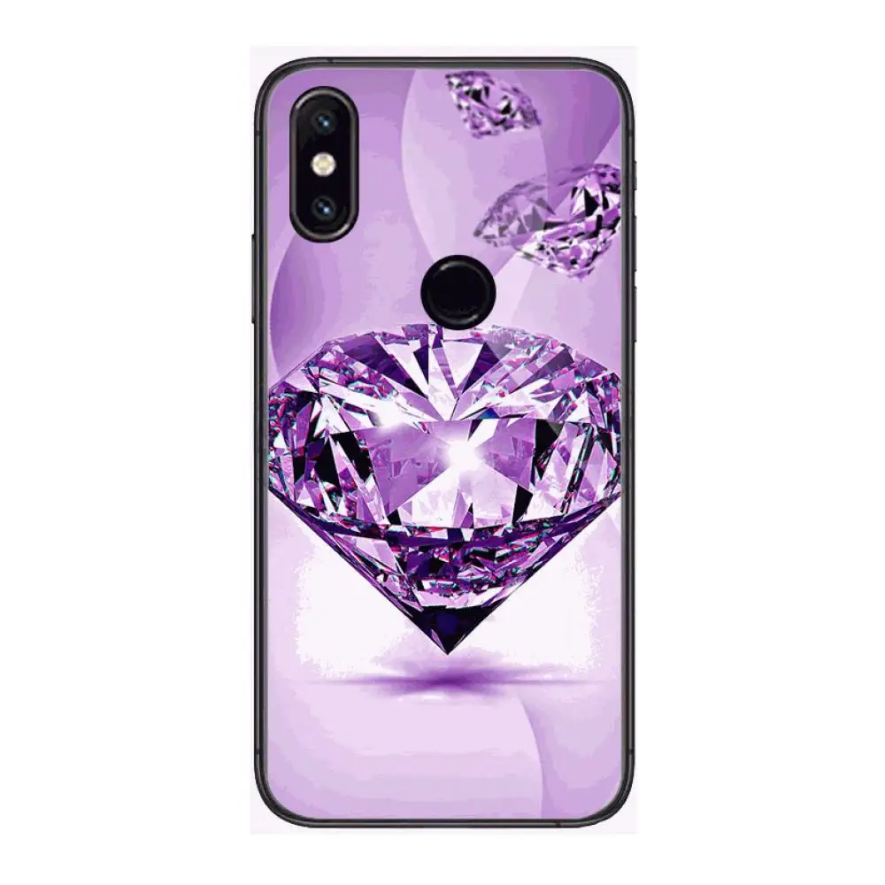 

Luxury Shiny diamonds Phone Case For xiaomi M2 C3 X3 F2 Lite NFC 6 5 x Poco k30 Pro Anime Black Cover Silicone Back Pretty