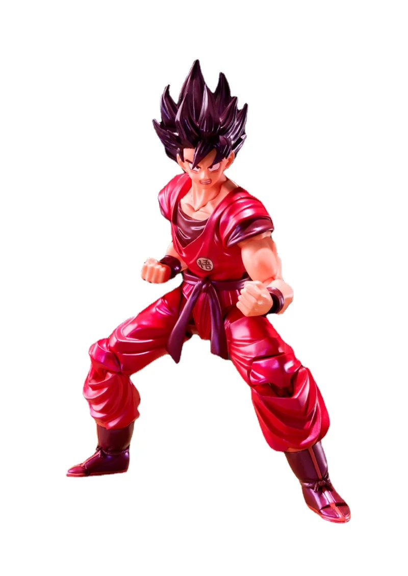 BANDAI SHF Аниме Драконий жемчуг Z шарнирная подвижная Kaiouken Сон Гоку красный взрыв