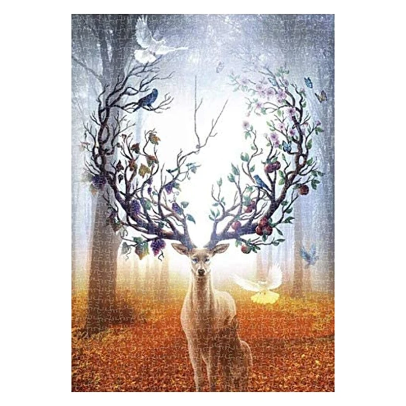 

1,000 Pieces of Puzzles for Children, Adult Puzzle Games, Toys, Gifts Wild Animals, Puzzles