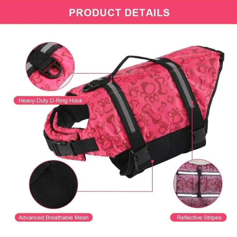 Спасательный жилет для собак спасательный со светоотражающими полосками