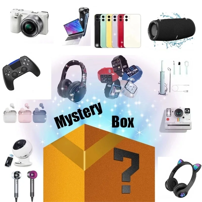

More Random Digital Home Electronics Gift Boxes Waiting For You 2021 Novelty Surprise Lucky Mystery Box 100% Winning,