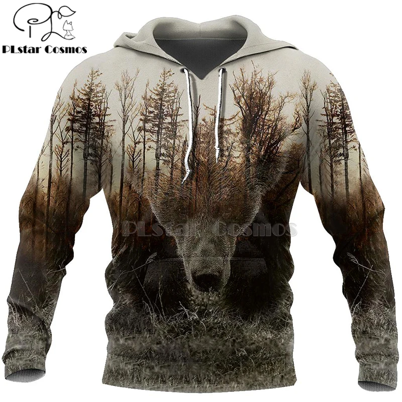 

Охотничьи рубашки PLstar Cosmos с 3D принтом медведя, толстовки/свитшоты с 3D принтом на молнии для мужчин и женщин, большой черный медведь, лук, охот...