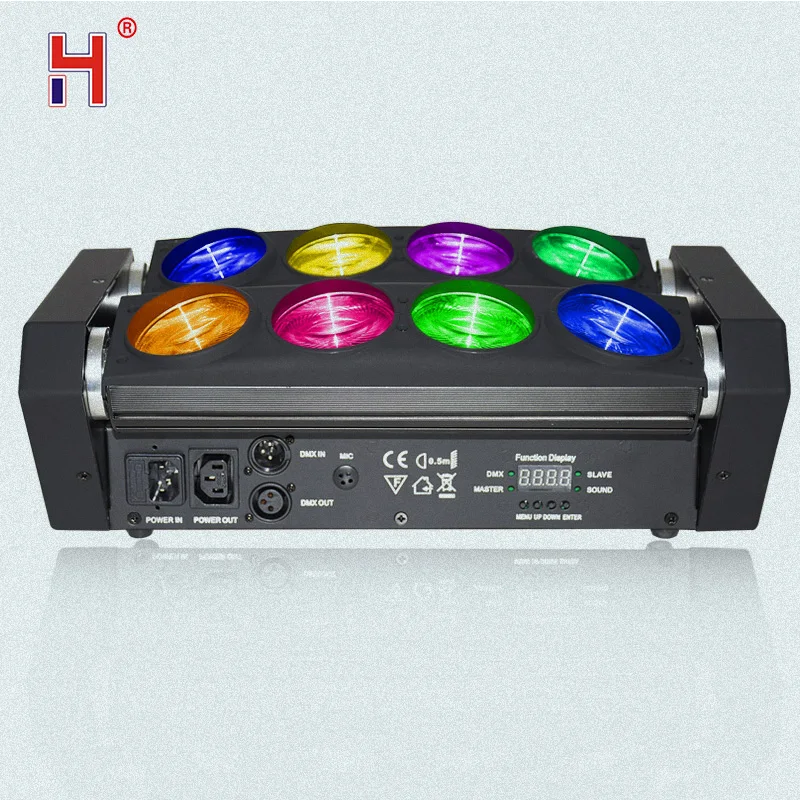 Dj Освещение Led движущаяся голова луч 8X10W Паук свет с Dmx512 управления для вечерние