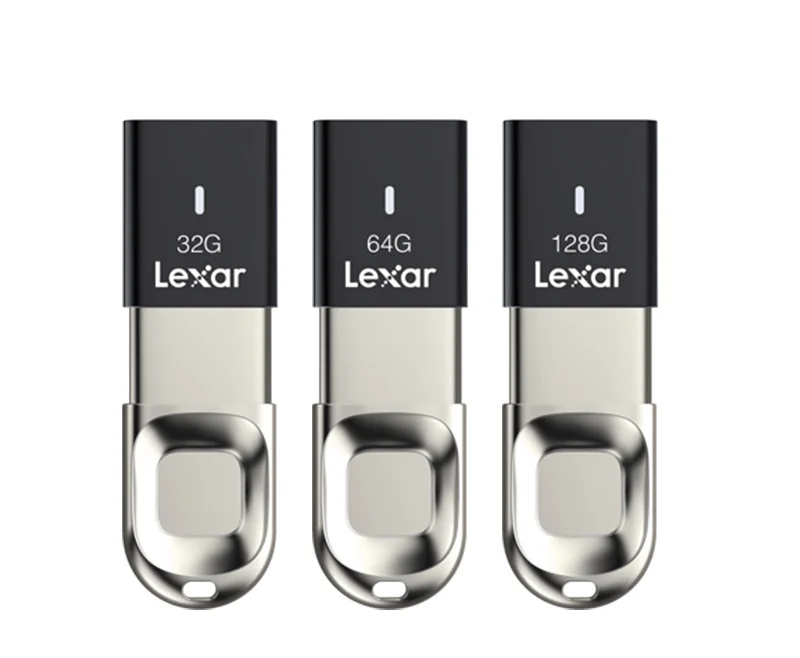 Lexar JumpDrive отпечатков пальцев F35 флеш-накопитель usb 3,0 флэш-накопитель 32 Гб 64 Гб 128 150 МБ/с. флэш-память г usb флеш-накопитель