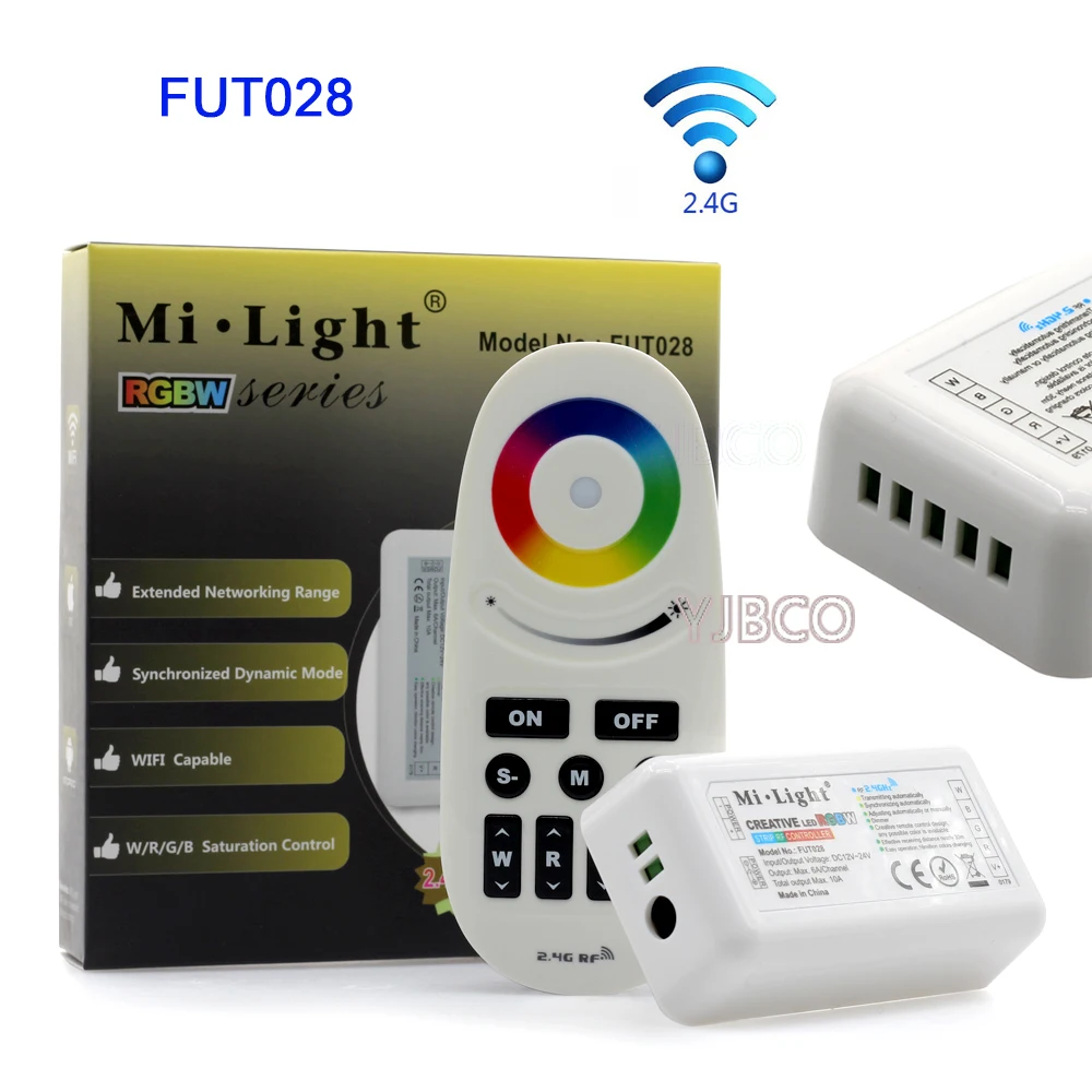 

Miboxer 2.4G LED Strip Dimmer Touch Dual White/RGB/RGBW LED Strip Controller FUT020/FUT021/FUT022/FUT025/FUT027/FUT028