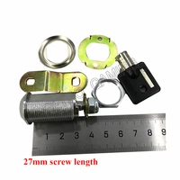 10pcs lot 27mm cam lock arcade cabinet accessories safe lock with key support screw length custom for pinball machine