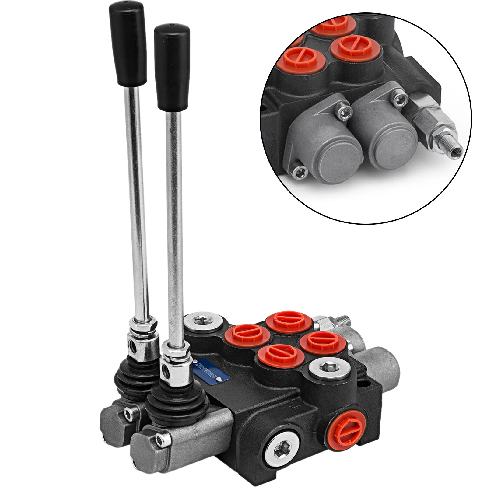 

VEVOR 2 / 3 Spool 11GPM 3600 PSI Directional Hydraulic Control Valve Double Acting Use for Pump Hydraulic Cylinder Motor