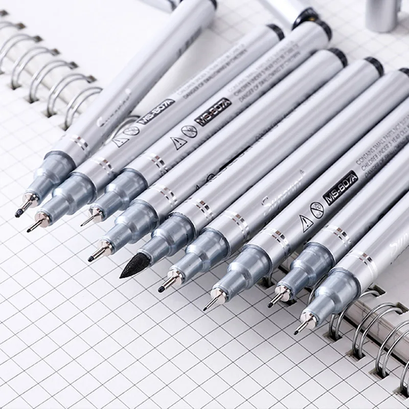 Водонепроницаемая игольчатая ручка для эскизов и комиксов пигментный рисунок