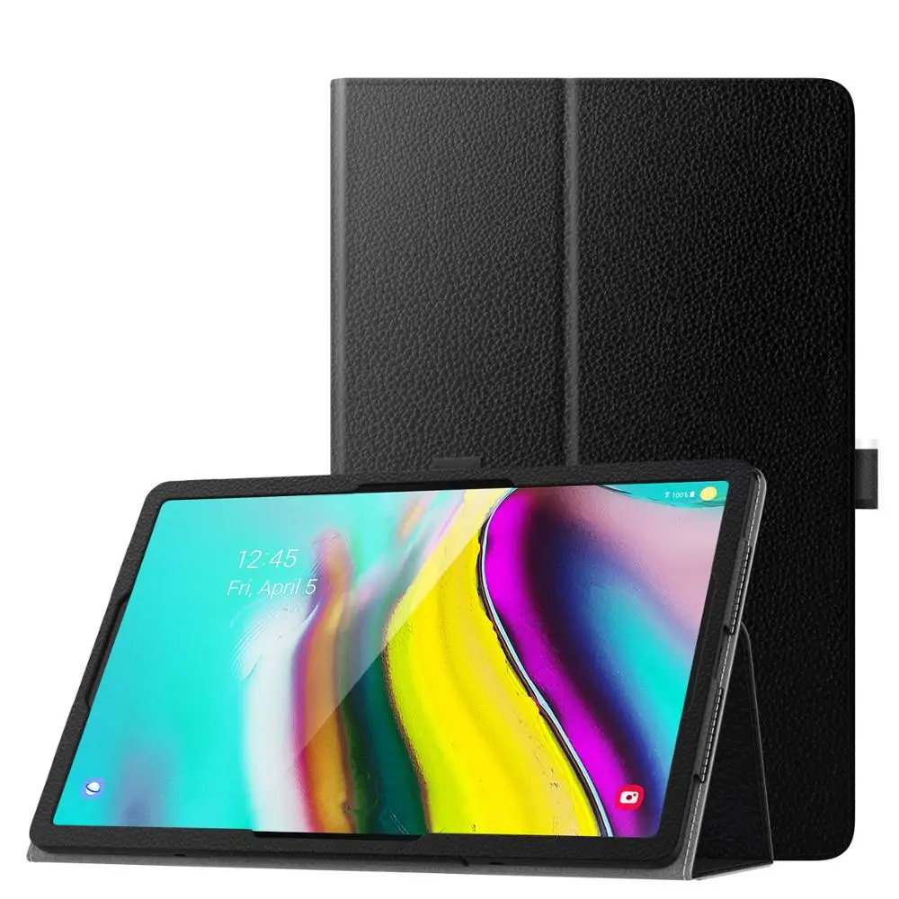 Чехол для Samsung Galaxy Tab S5e 10 5 2019 выпуска тонкий PU кожаный чехол подставка с