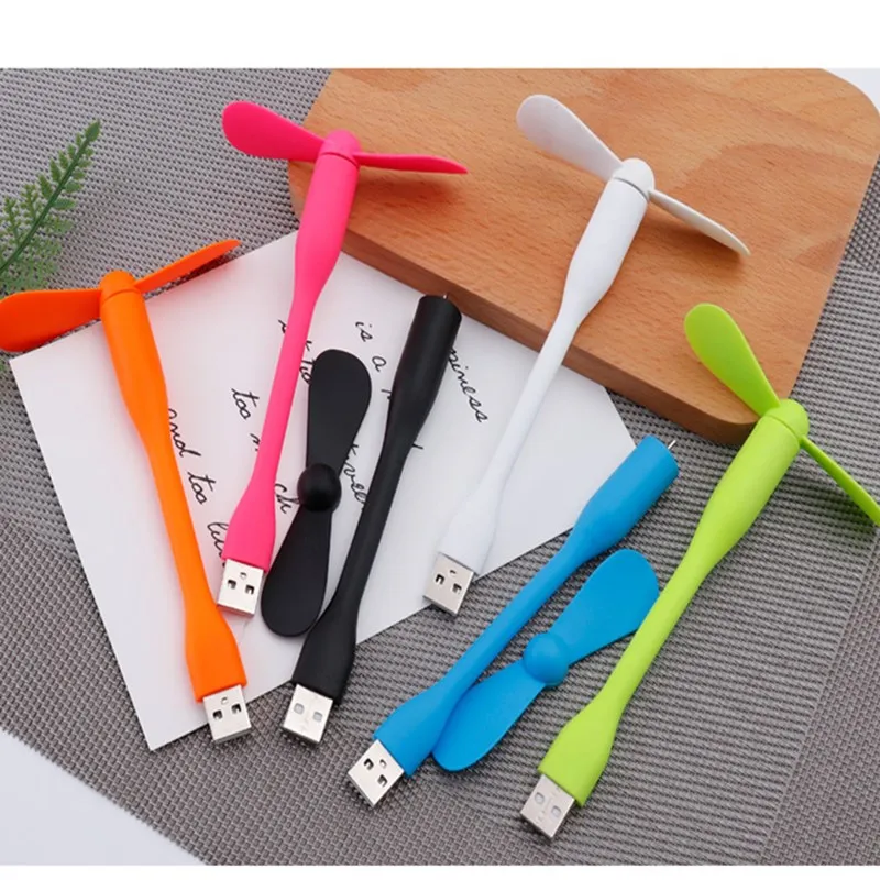 1 шт. цветной мини вентилятор Micro USB для гибких летних гаджетов планшетов