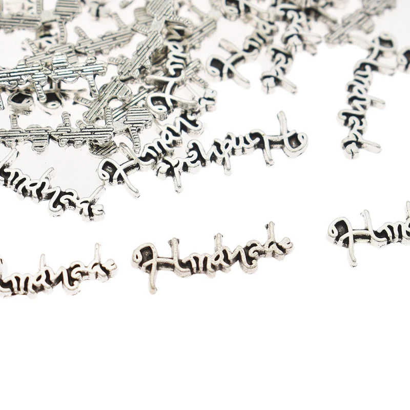 100 шт. металлические этикетки для одежды ручной работы|Этикетки одежды| |