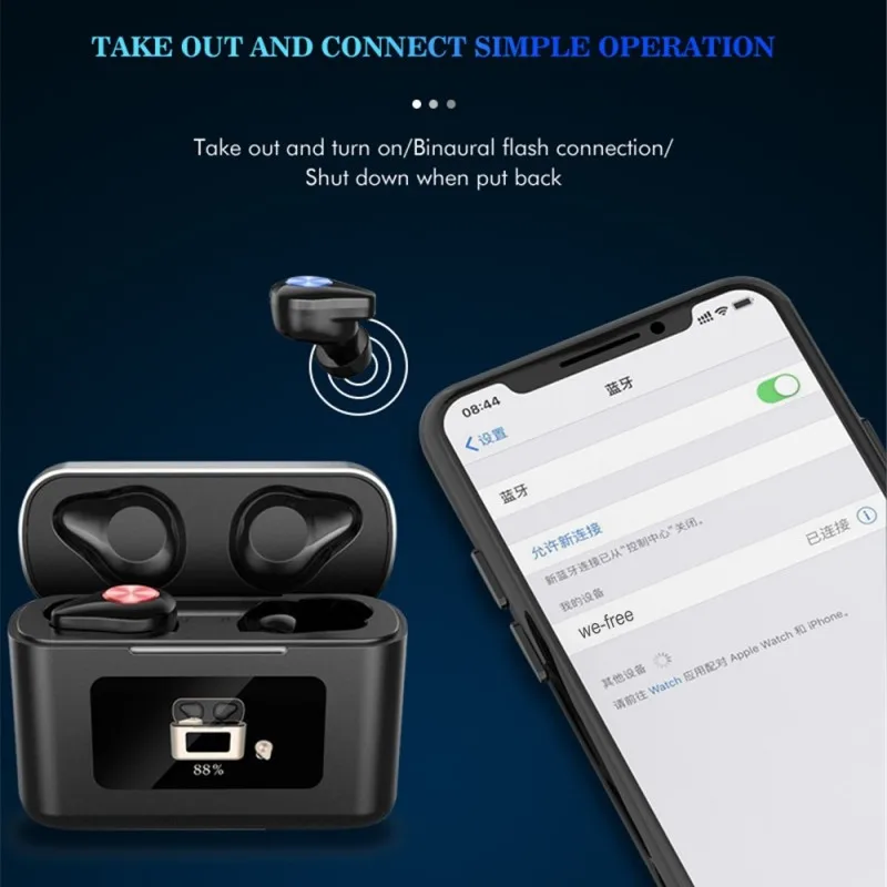 CUFOK TWS Bluetooth 5 0 наушники настоящие беспроводные Игровые спортивные