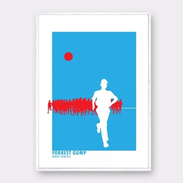 Минималистичный абстрактный постер фильма Бойцовский клуб Крестный отец