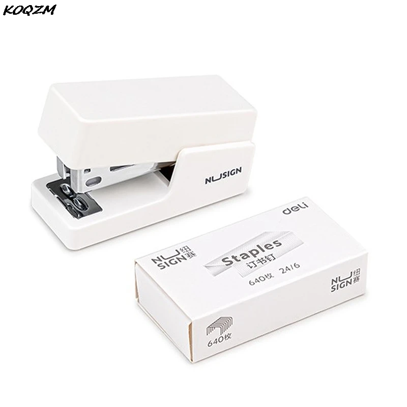 

Portable Mini Stapler Set with 640pcs Staples Stationery Office Binding Tool School Teacher Students Mini Staplers