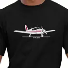 Новинка 2020, мужские футболки с принтом букв, брендовая футболка, хлопковая одежда, новая футболка Aeroclassic PPL Pilot Piper PA28 в стиле летательного аппарата
