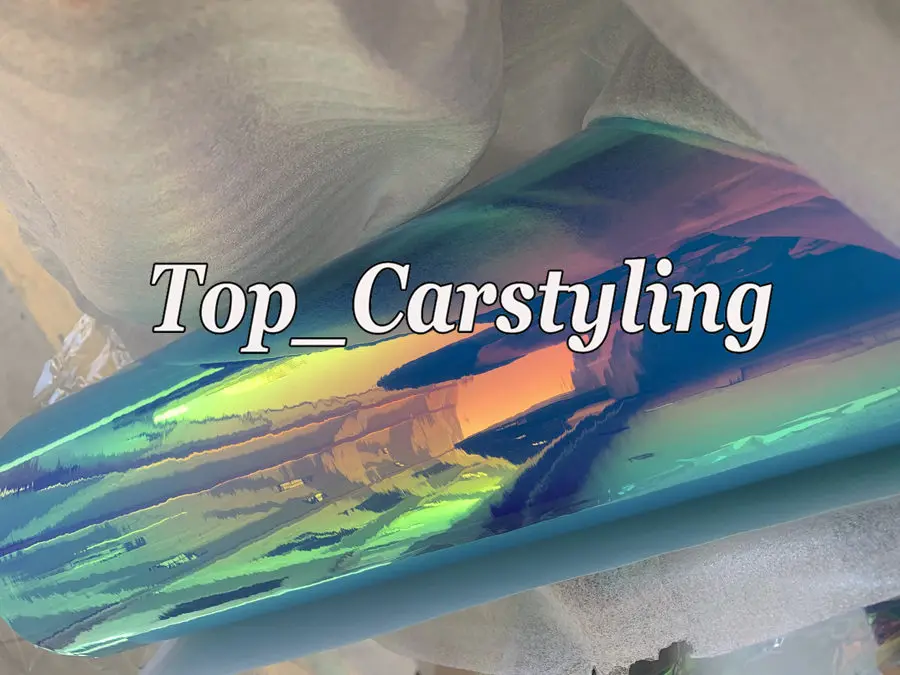 Синий хамелеон Нео хром виниловая автомобильная пленка S-пленка полное покрытие