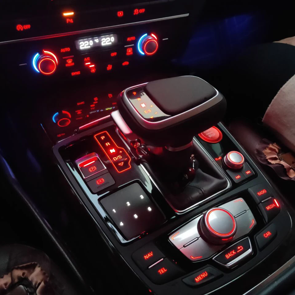 Для Audi A3 A6 A4 Q5 A5 Q3 Q7 B6 B7 A2 A1 A7 S5 S6 A8 светодиодные фары рычаг переключения передач