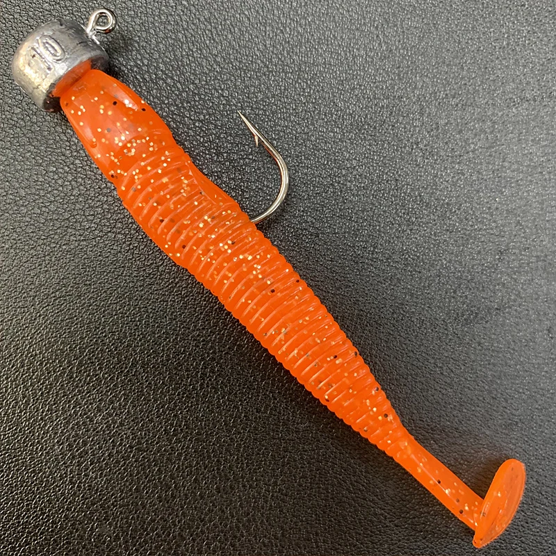 

10pcs Cylindrical Fishing Hook 3.5g 7g 10g Crank Jig Head Hook for Soft Worm shape Lead Head Jig Lure Hard Bait Barbed Jig Hook