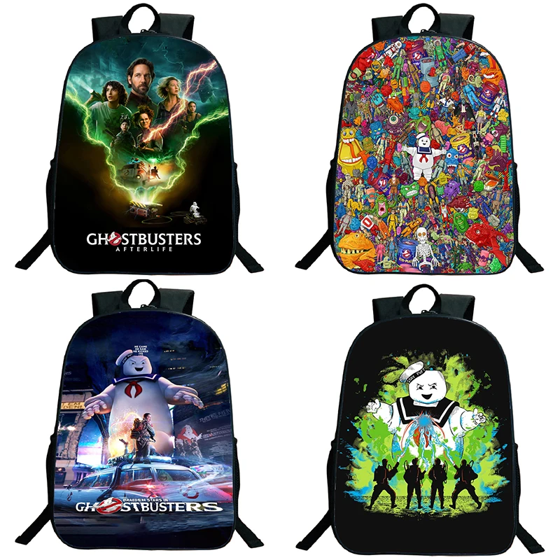 

16inch Ghostbusters Afterlife Backpacks for Students Kids Anime School Bags Children Cartoon Rucksacks Boys Girls Bookbags Gifts